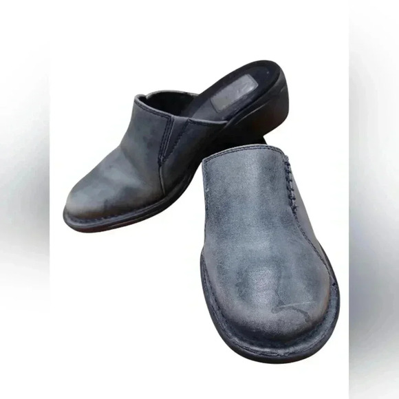 Clarks Artisan  GUC Pewter Slides Mules Size 5M - Picture 2 of 6